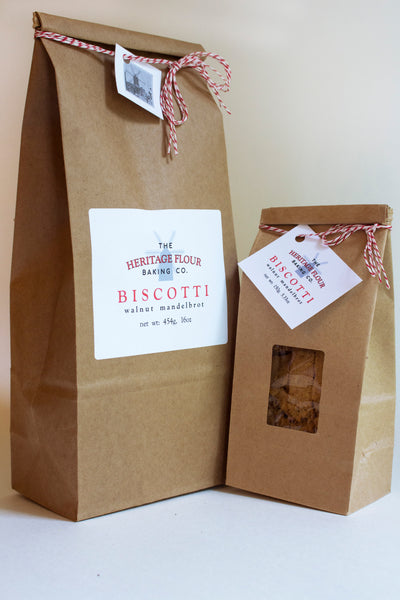 Organic Einkorn Walnut Mandelbrot Biscotti