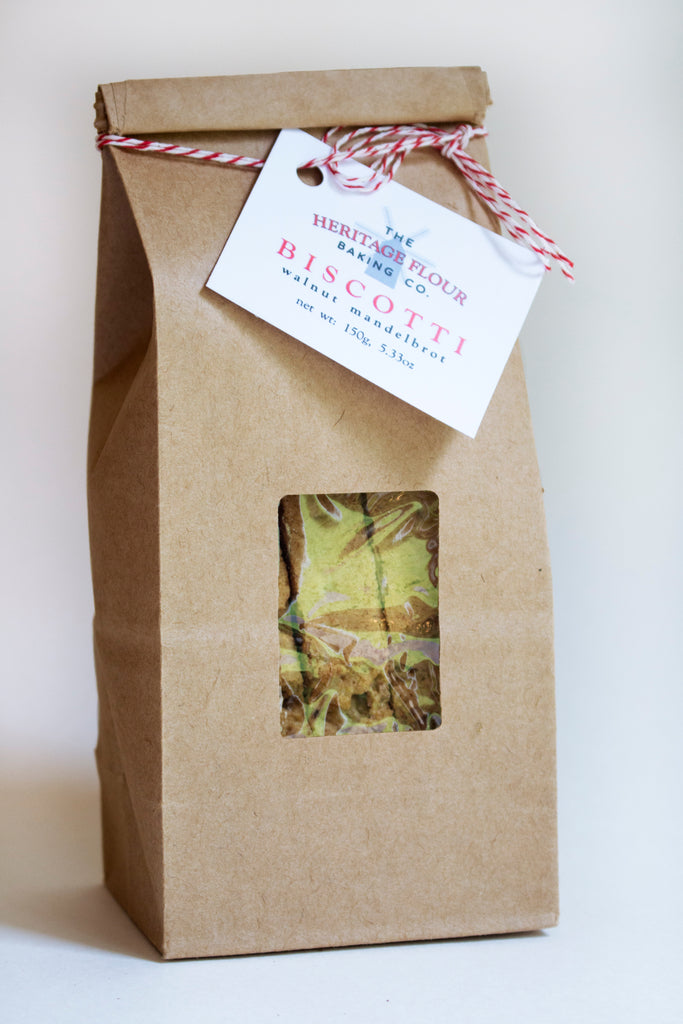 Organic Einkorn Walnut Mandelbrot Biscotti