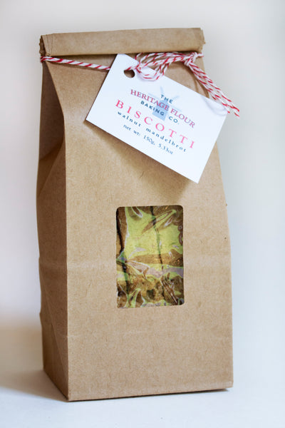 Organic Einkorn Walnut Mandelbrot Biscotti